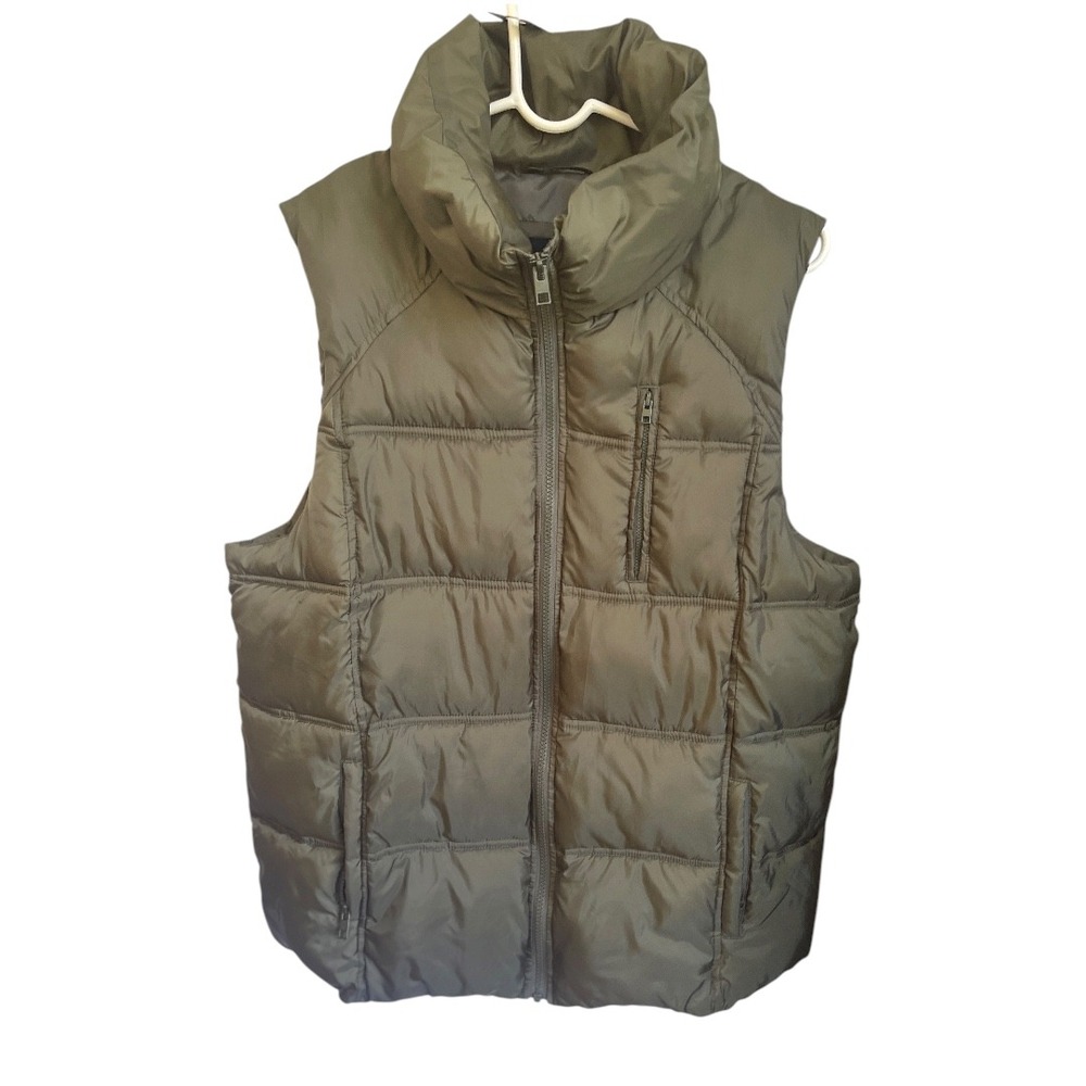 American Eagle Puffer‎ Vest Army Green XL